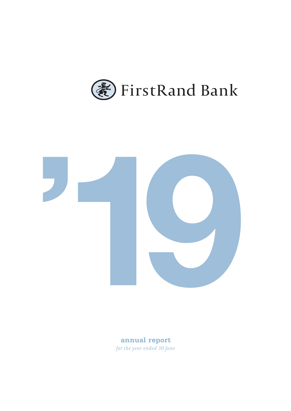 Annual Report for the Year Ended 30 June a a a a a Report This About the Annualfinancialstatements