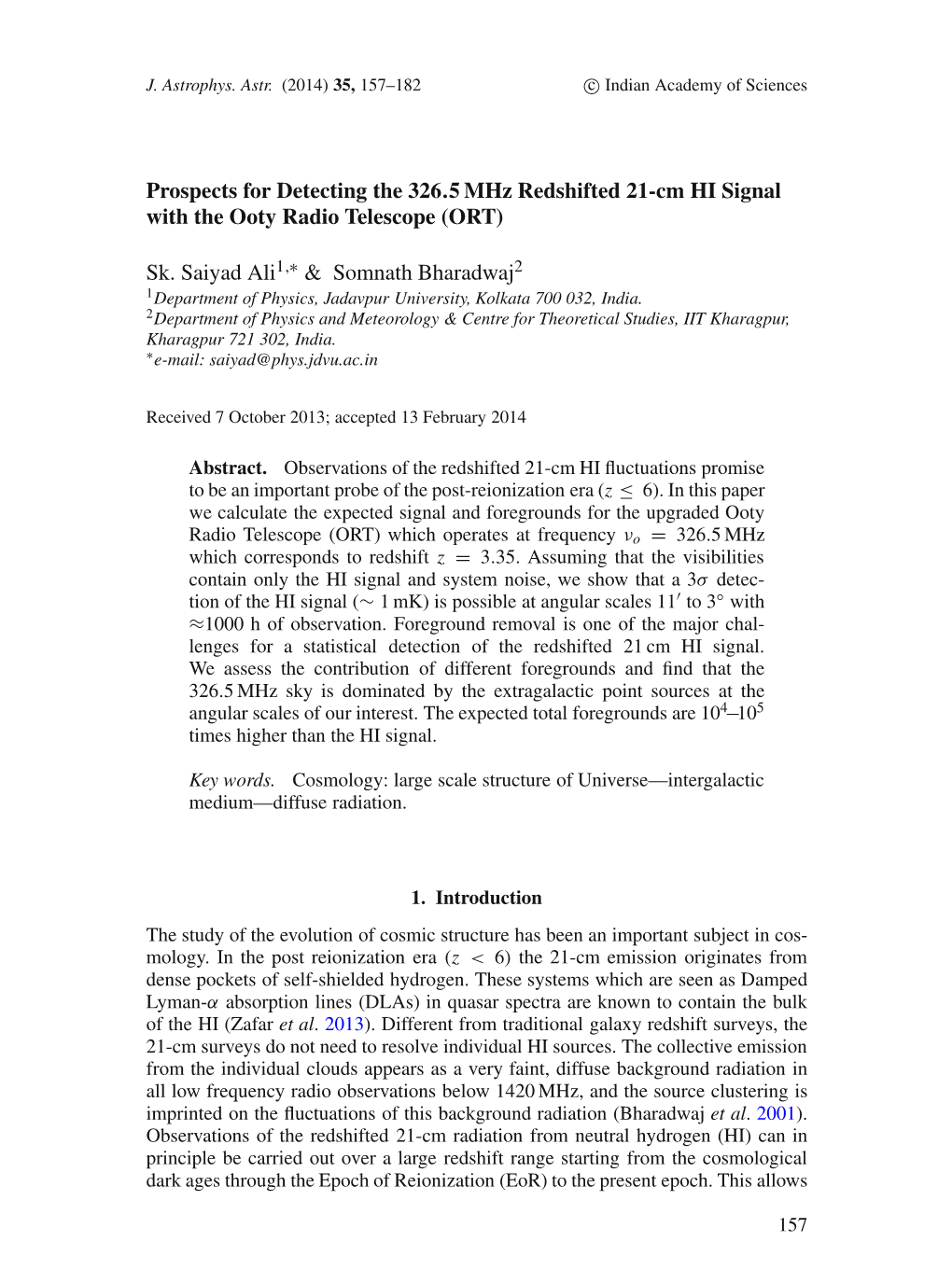 Prospects for Detecting the 326.5 Mhz Redshifted 21-Cm HI Signal with the Ooty Radio Telescope (ORT)