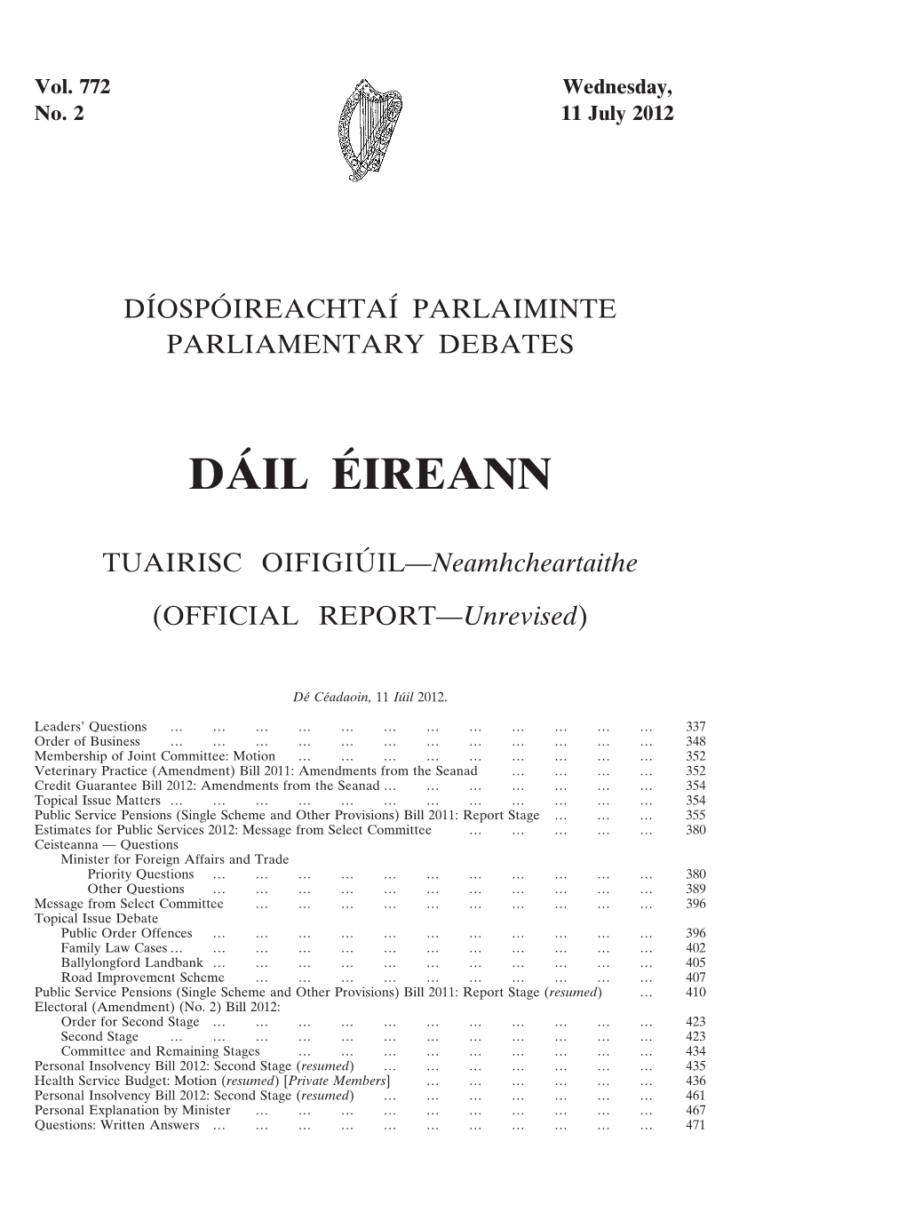 Dáil Éireann