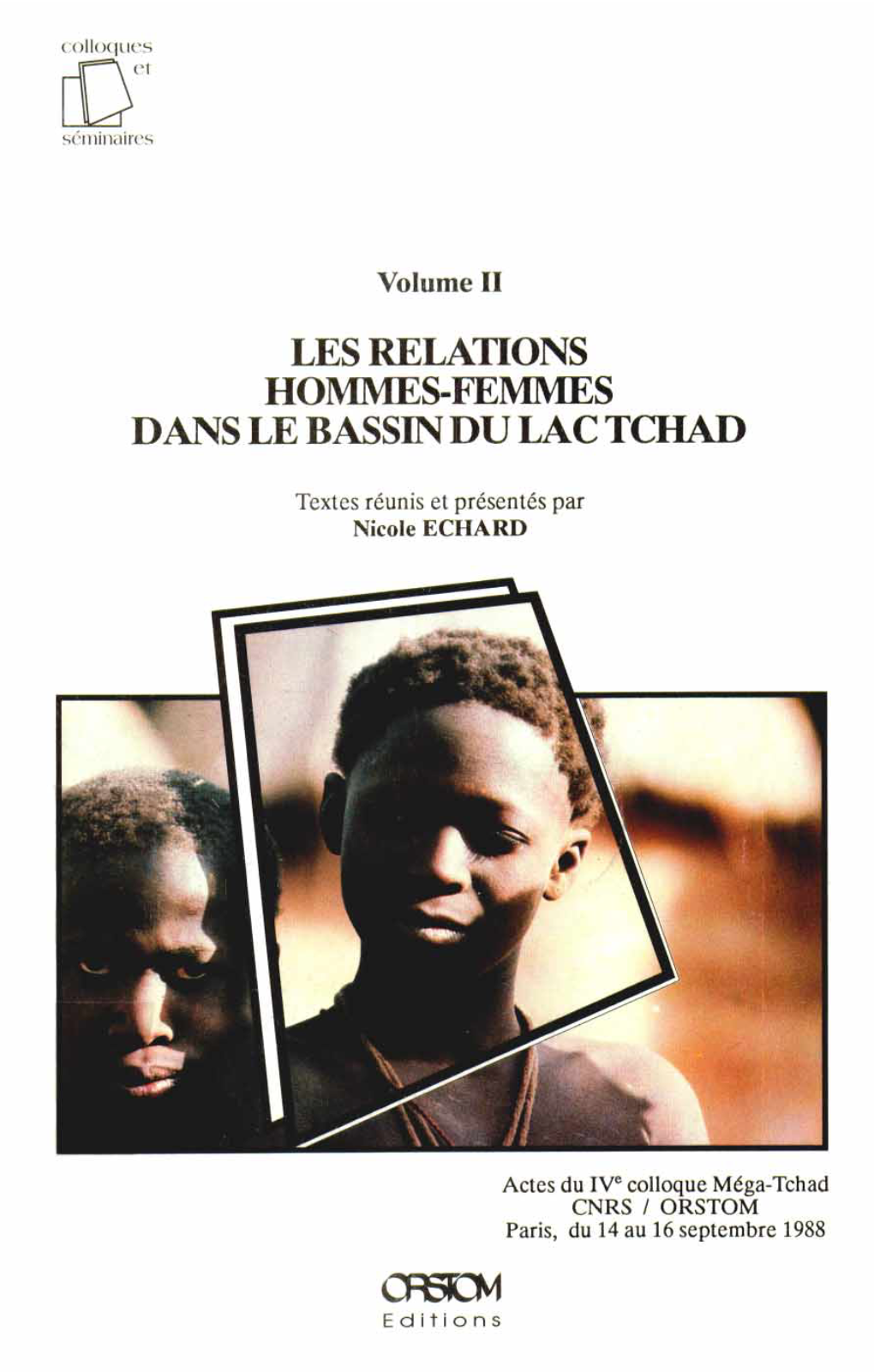 Actes Du Quatrième Colloque Mega-Tchad : 2. Les Relations