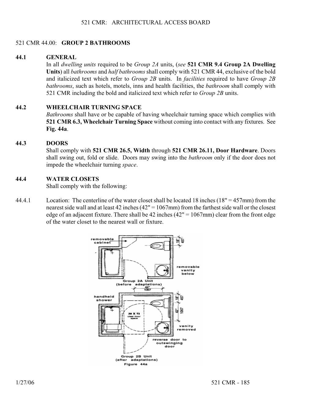 Architectural Access Board 1/27/06 521