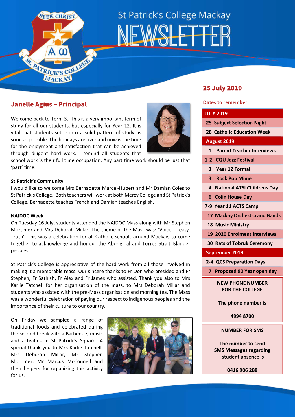 Janelle Agius – Principal 25 July 2019