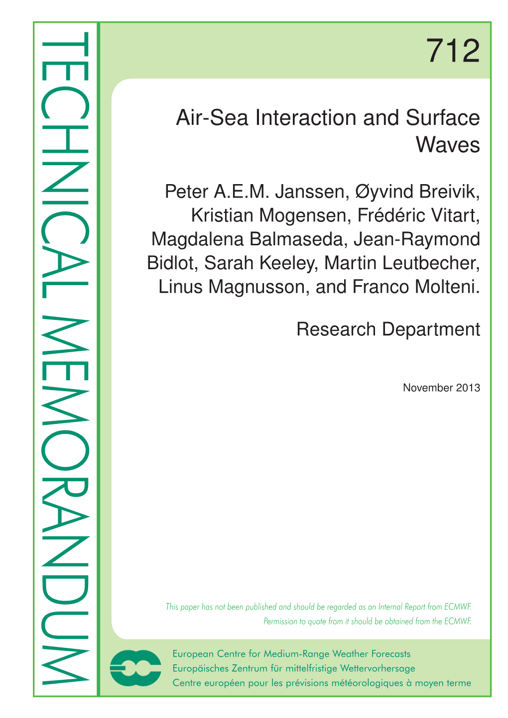 Air-Sea Interaction and Surface Waves