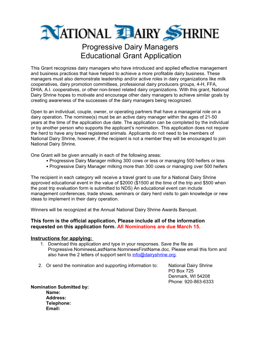 Progressive Dairy Managers