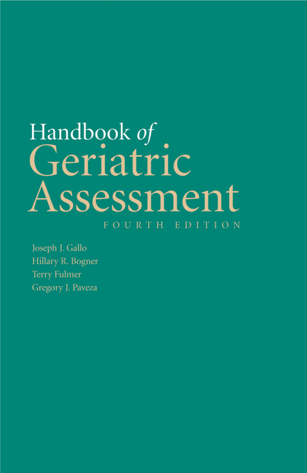 Ethnicity and Geriatric Assessment