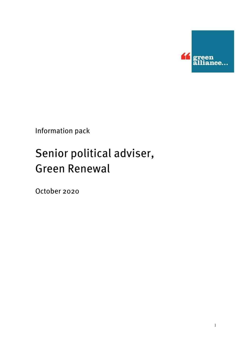 Senior Political Adviser Green