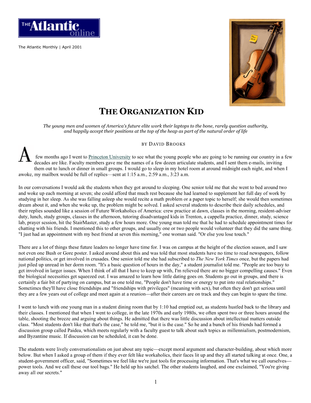 The Organization Kid