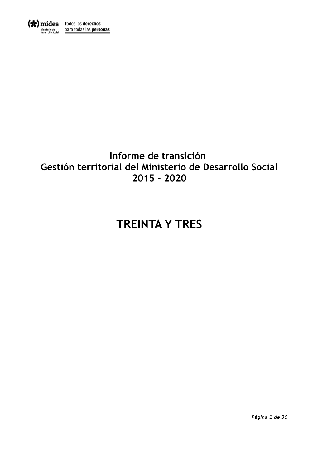 Treinta Y Tres