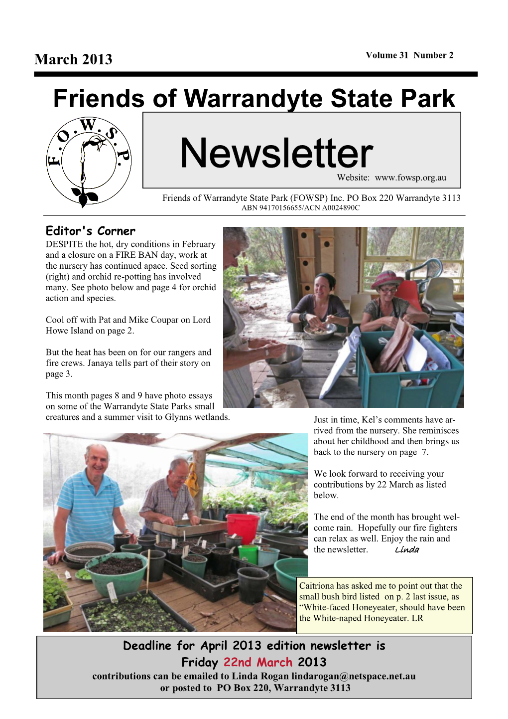 Newsletter Website