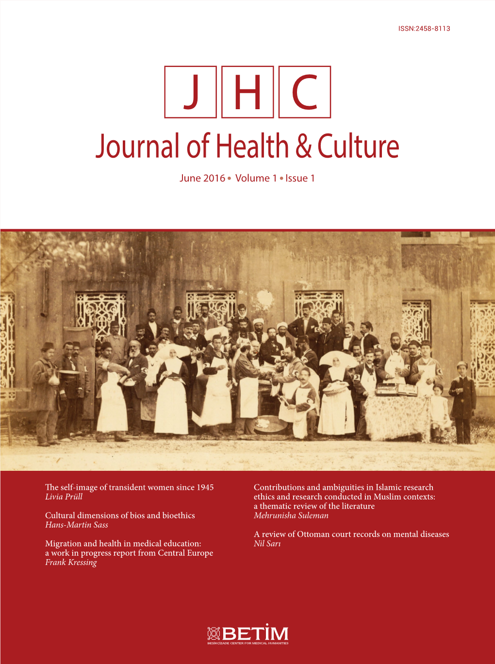 Journal of Health & Culture