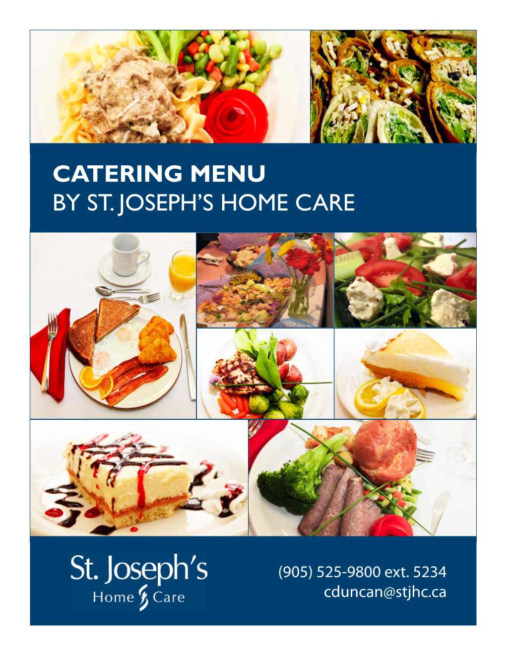 CATERING Menu by ST. JOSEPH's HOME CARE