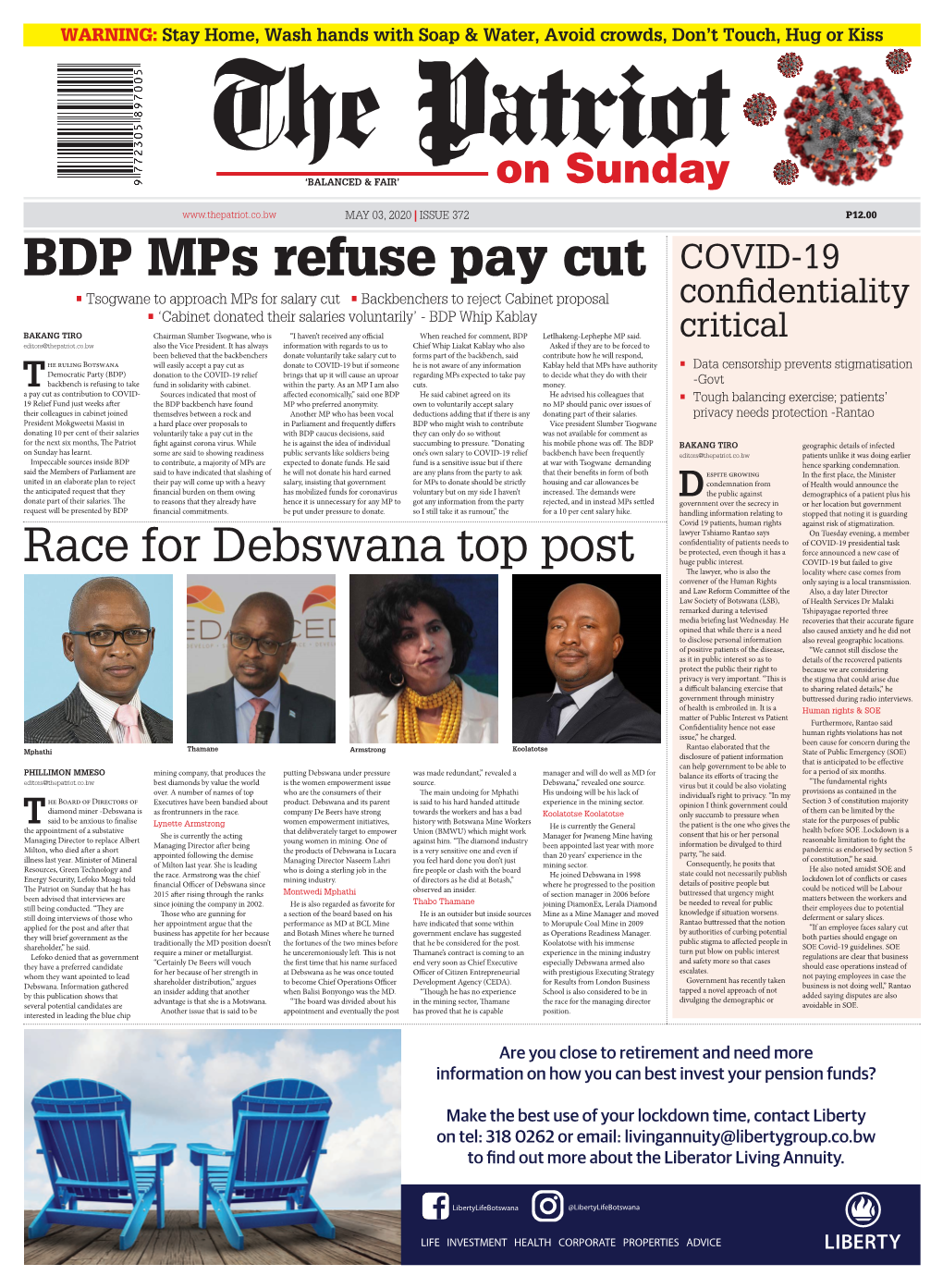 BDP Mps Refuse Pay