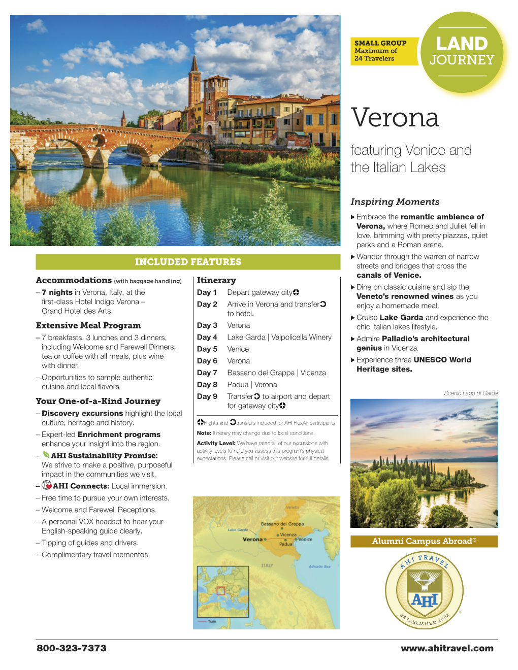 Verona Featuring Venice and the Italian Lakes