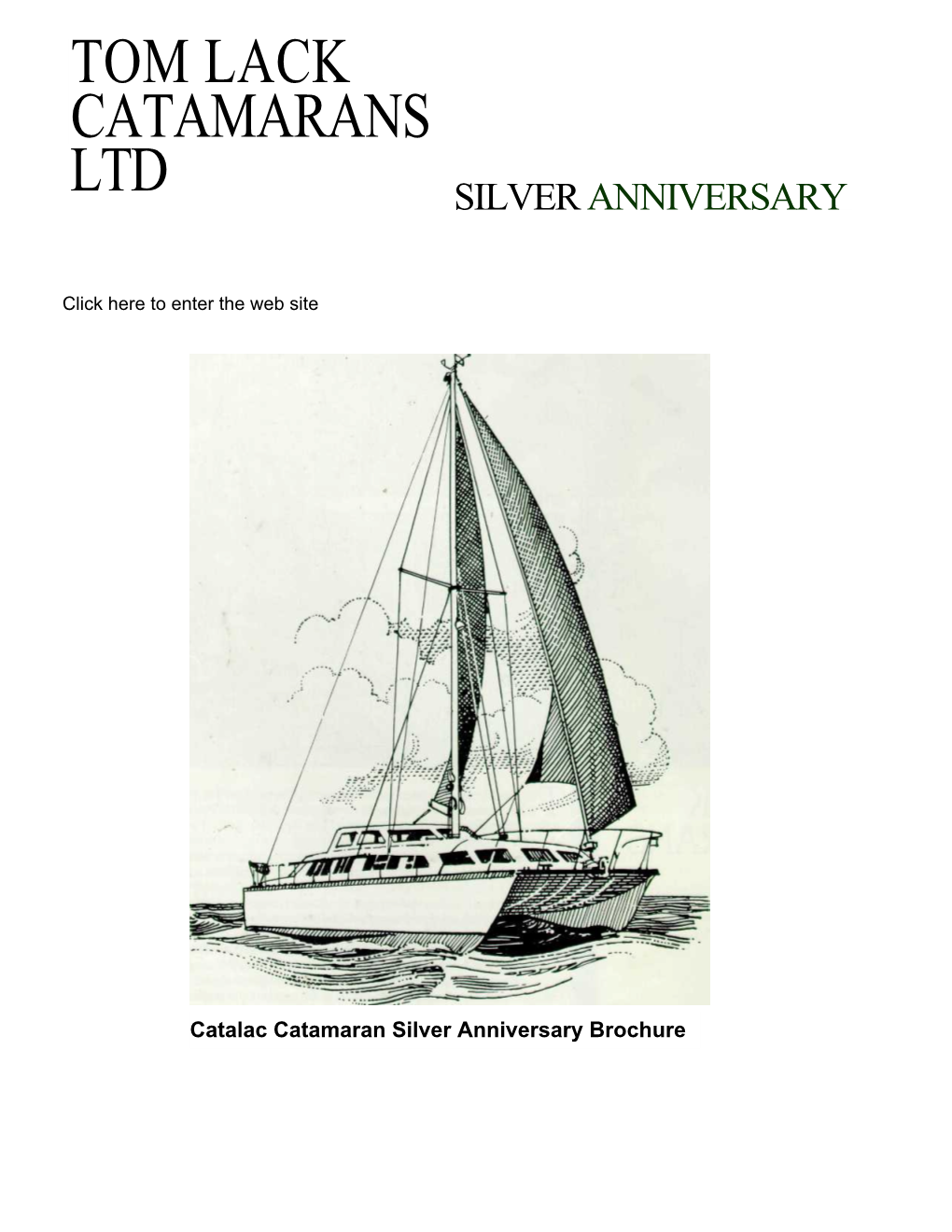 Catalac Catamaran Company Brochure