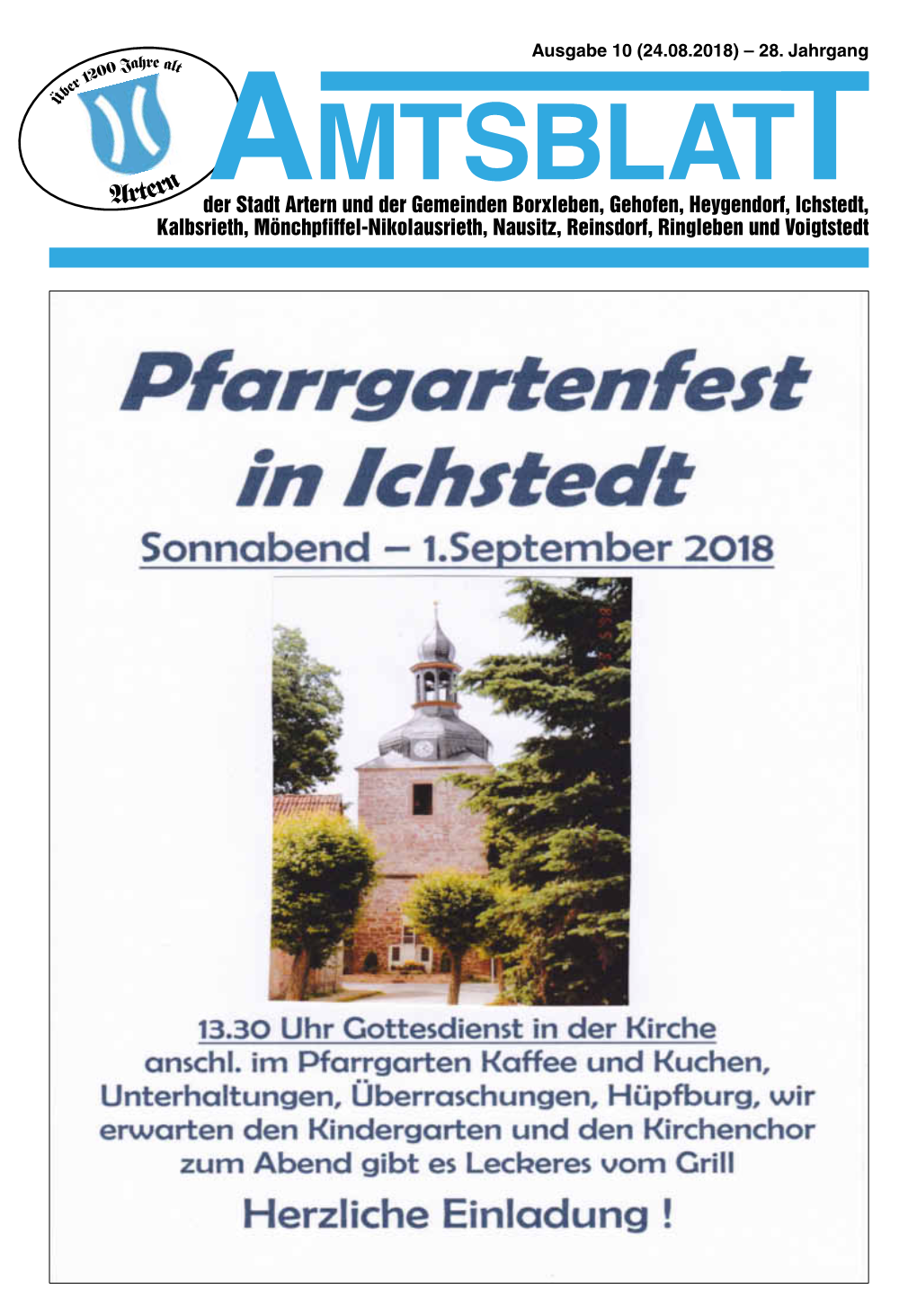 [Ausgabe 10] 24.08.2018