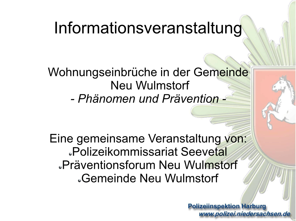 Informationsveranstaltung