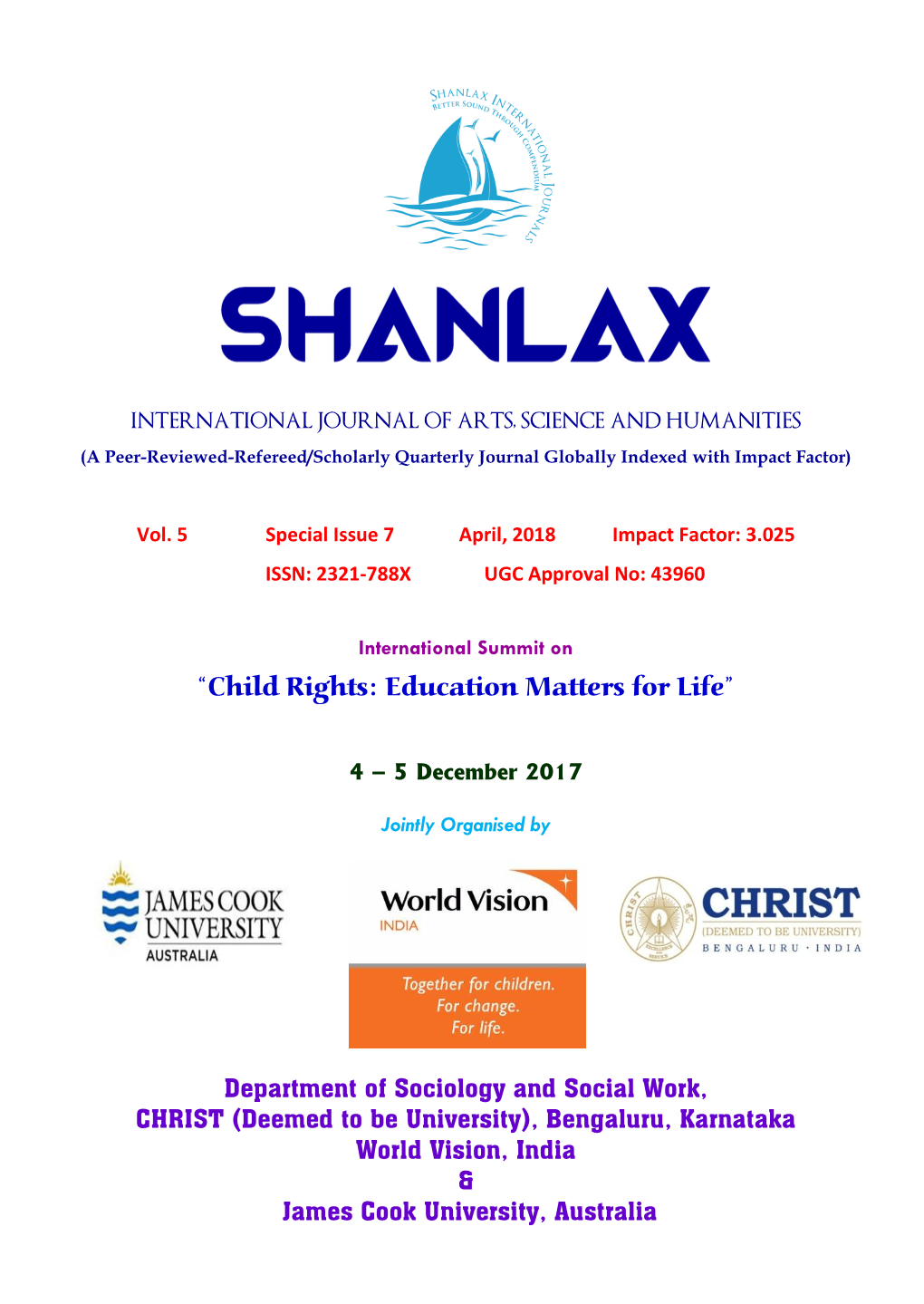 “Child Rights: Education Matters for Life”