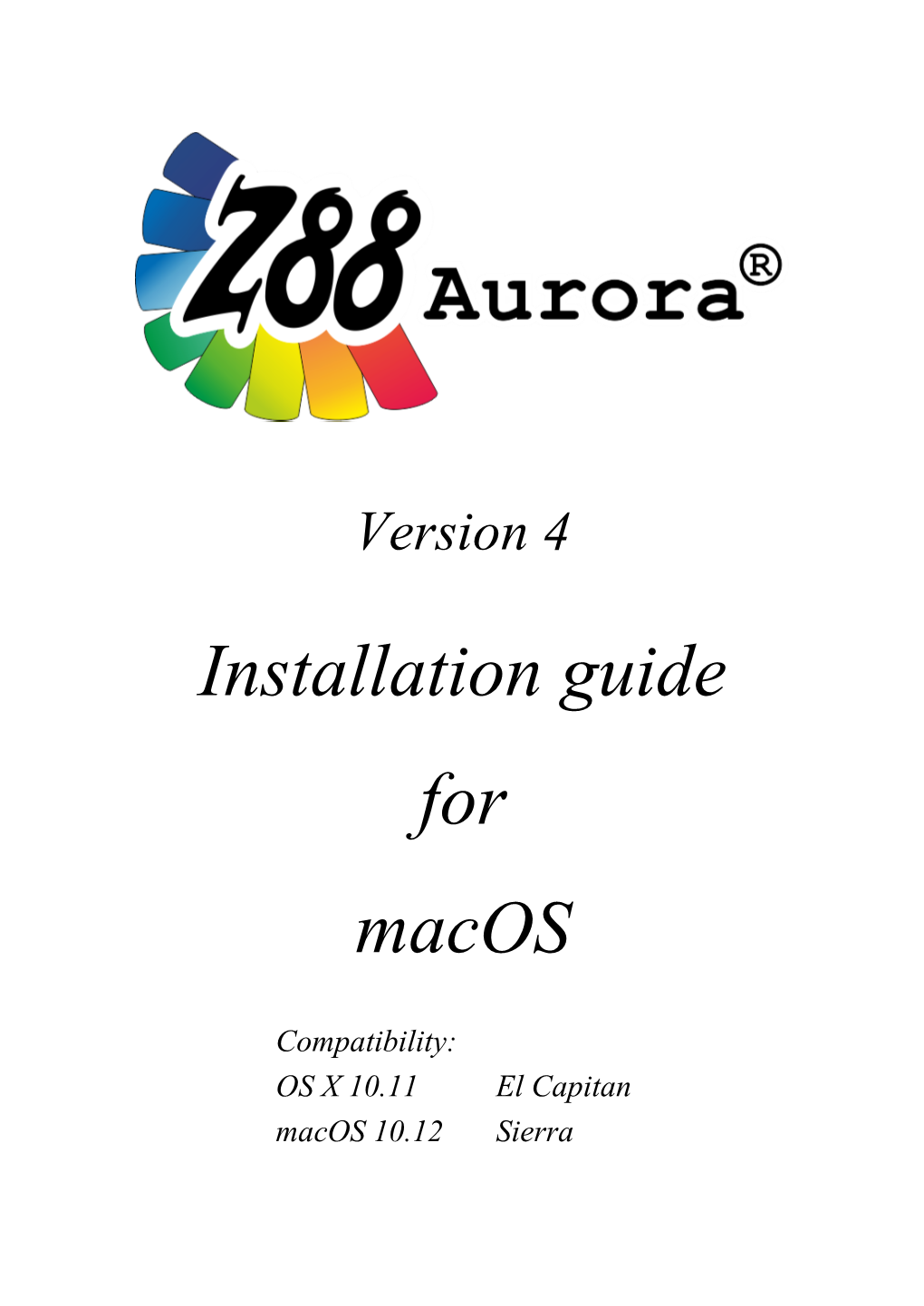Installation Guide for Macos
