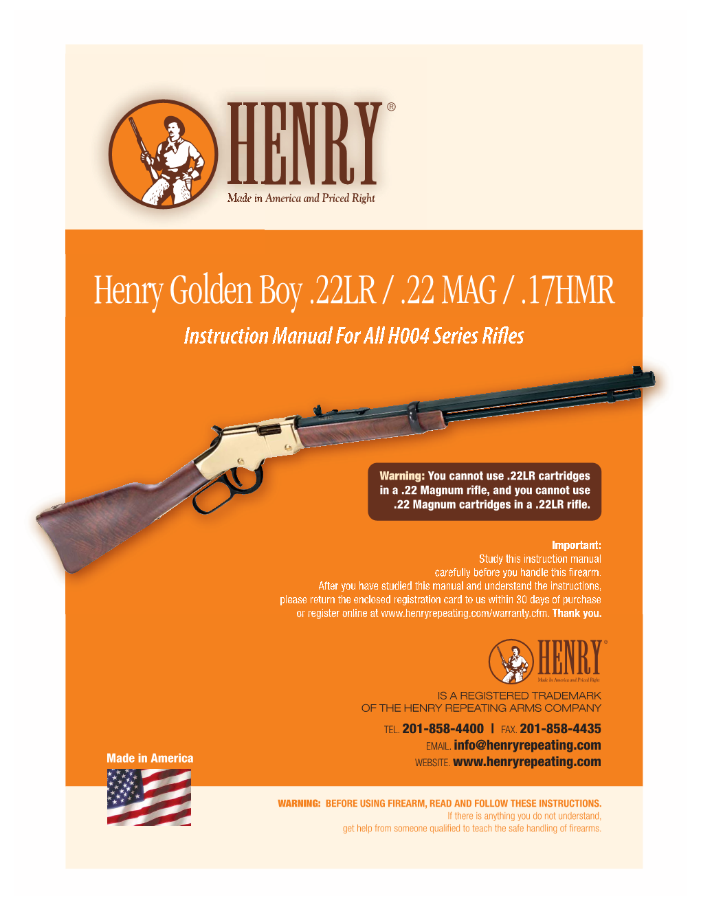 Henry Golden Boy Manual