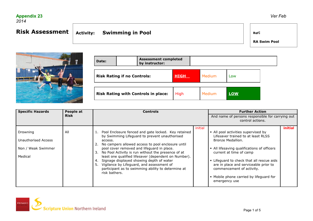 Risk Assessment s3