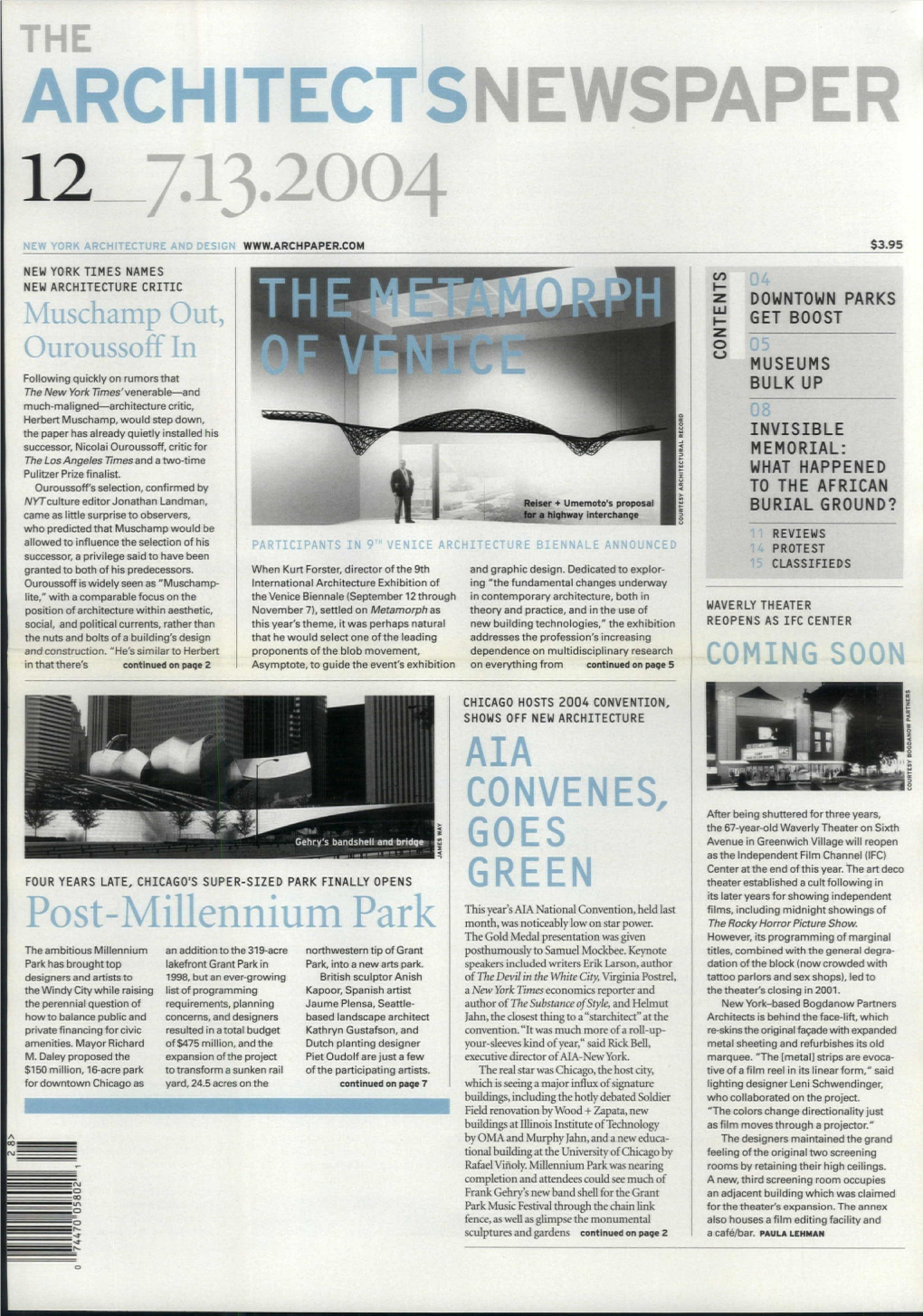 Architectsnewspaper 12 7.13.2004