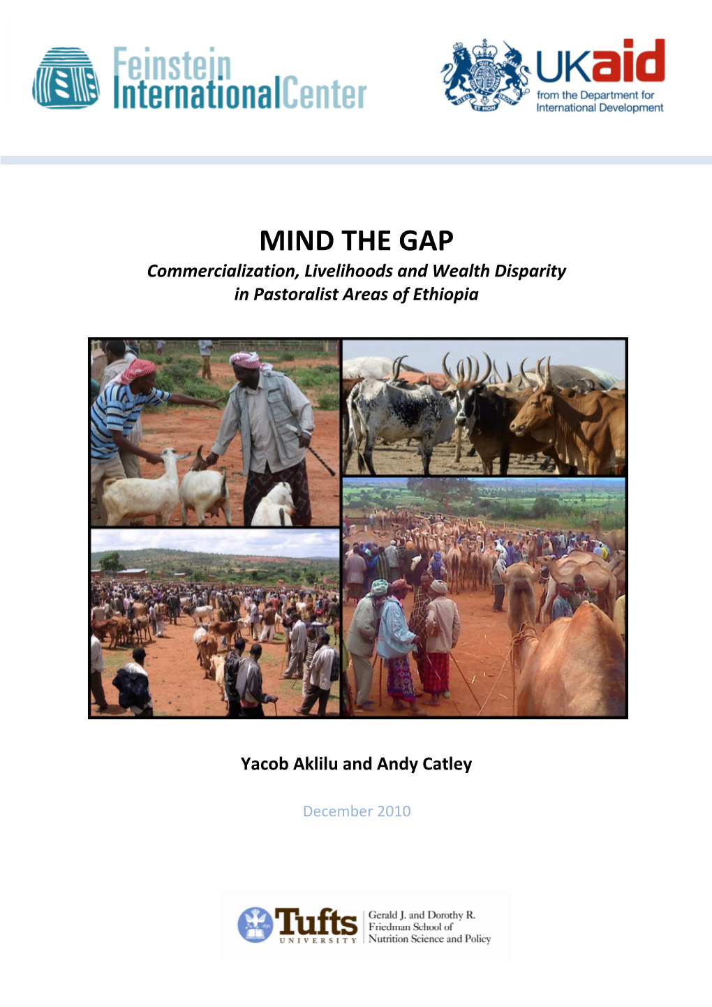 MIND the GAP Commercialization, Livelihoods and Wealth Disparity in Pastoralist Areas of Ethiopia