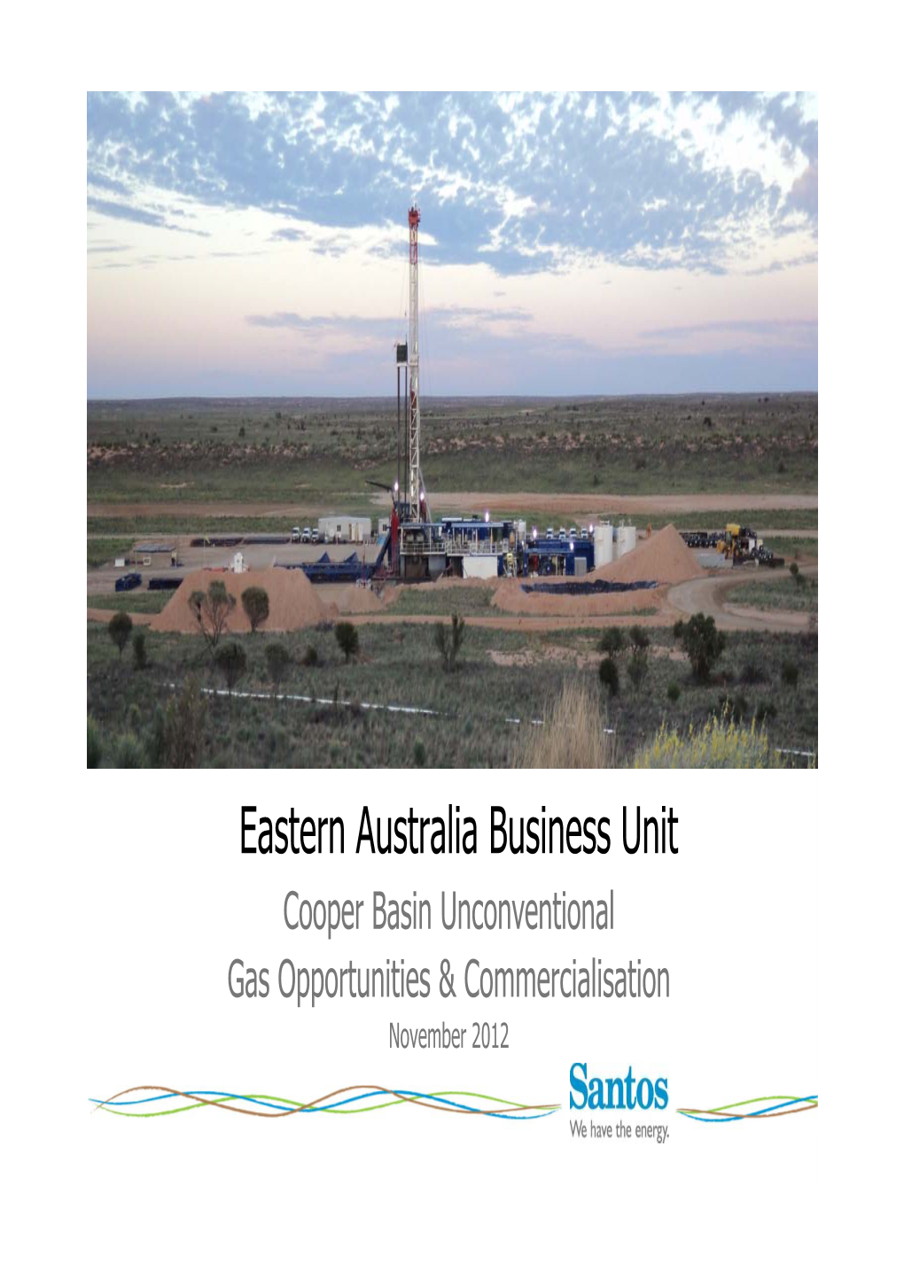 Cooper Basin Unconventional Gas Opportunities And