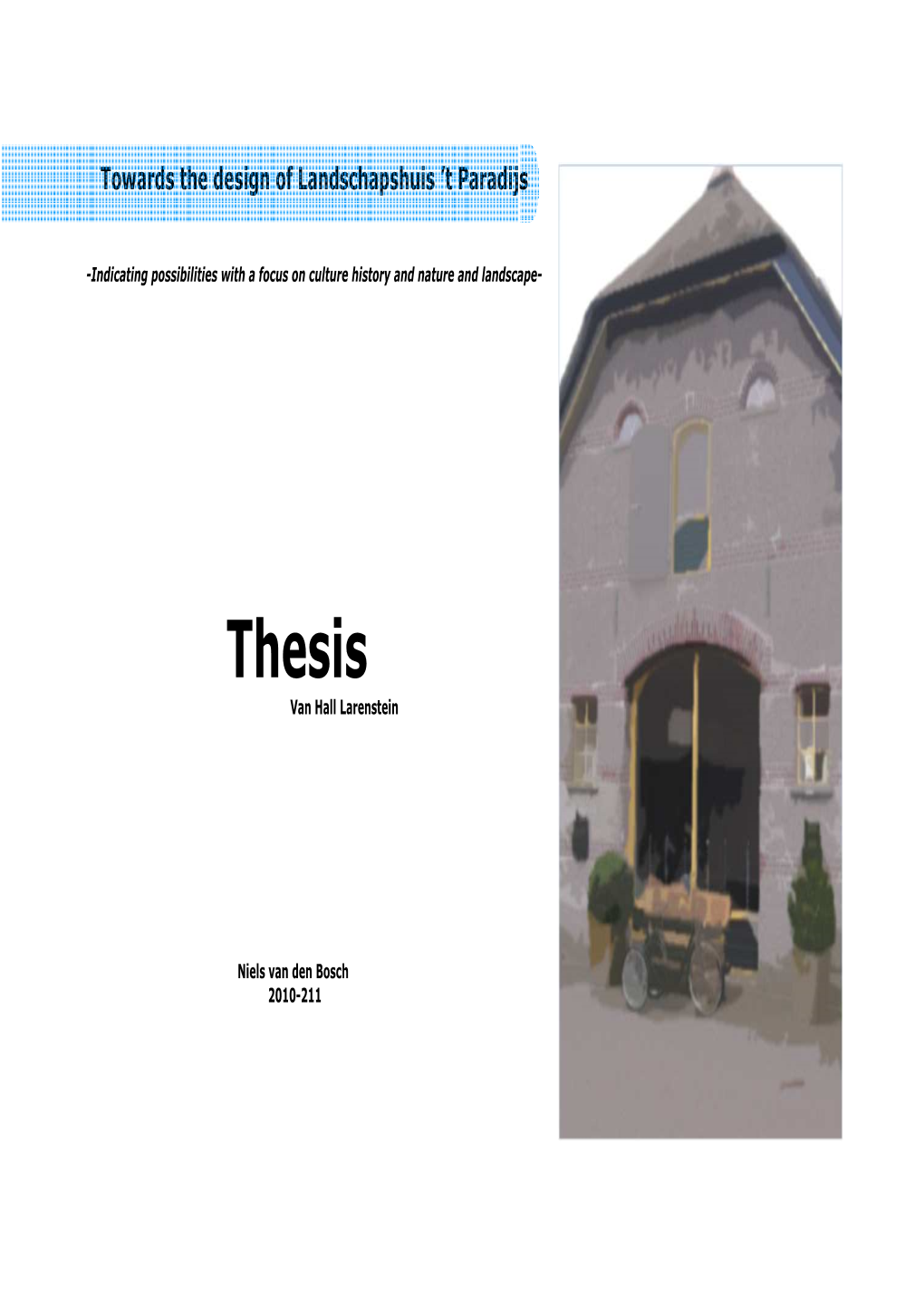 Thesis Van Hall Larenstein