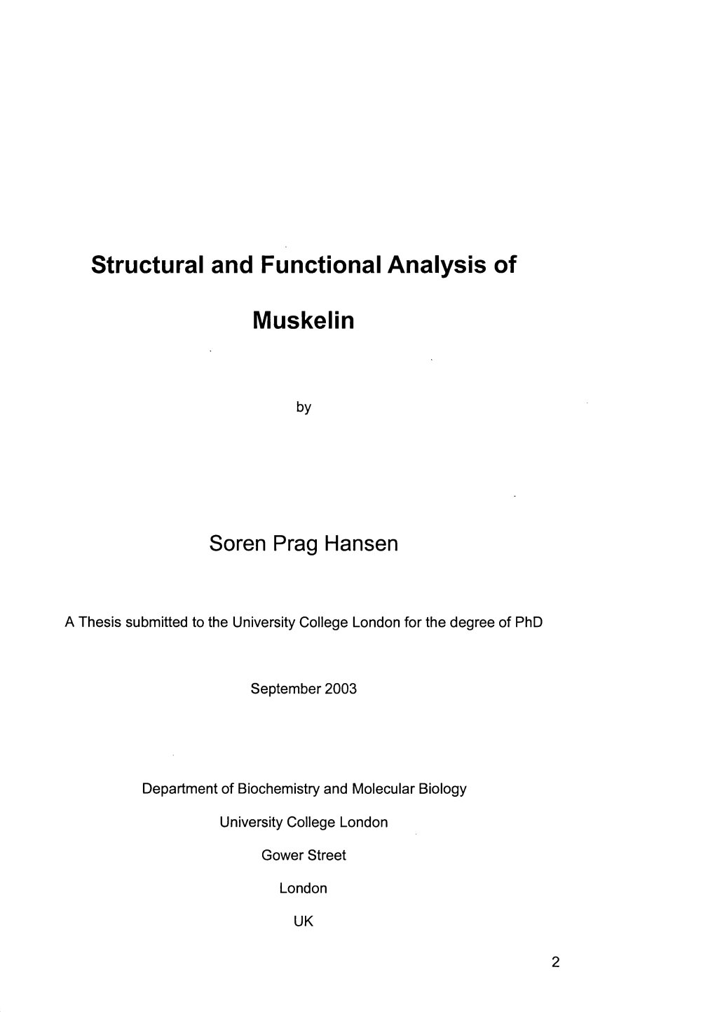 Structural and Functional Analysis of Muskelin and Other Kelch-Repeat Proteins