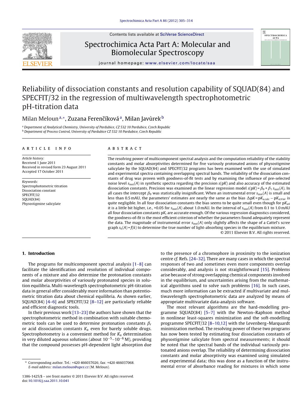 And SPECFIT/32 in the Regression of Multiwavelength