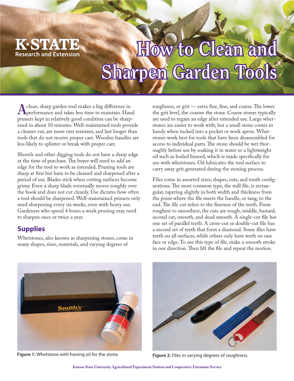 MF3288 How to Clean and Sharpen Garden Tools