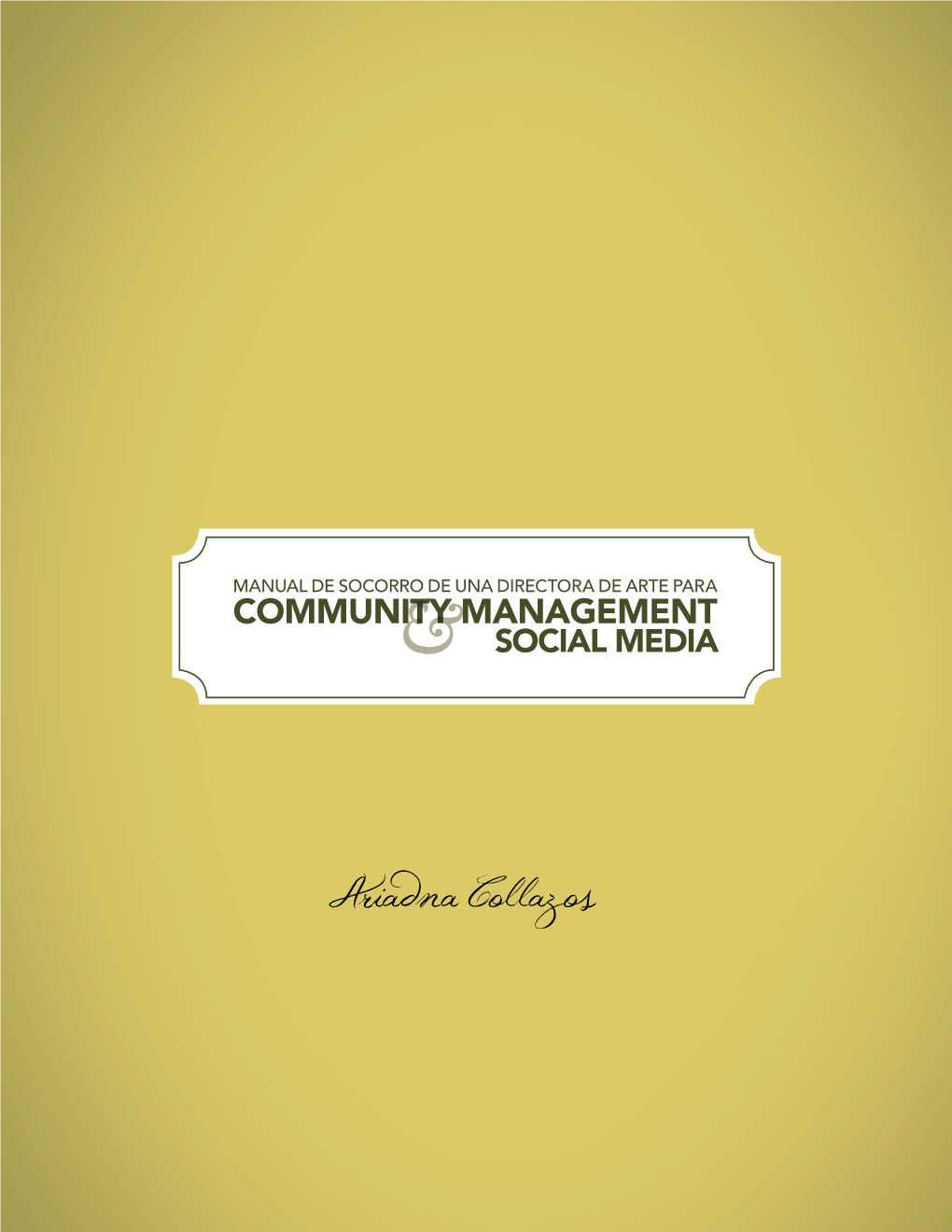 Manual De Socorro Para Un Community