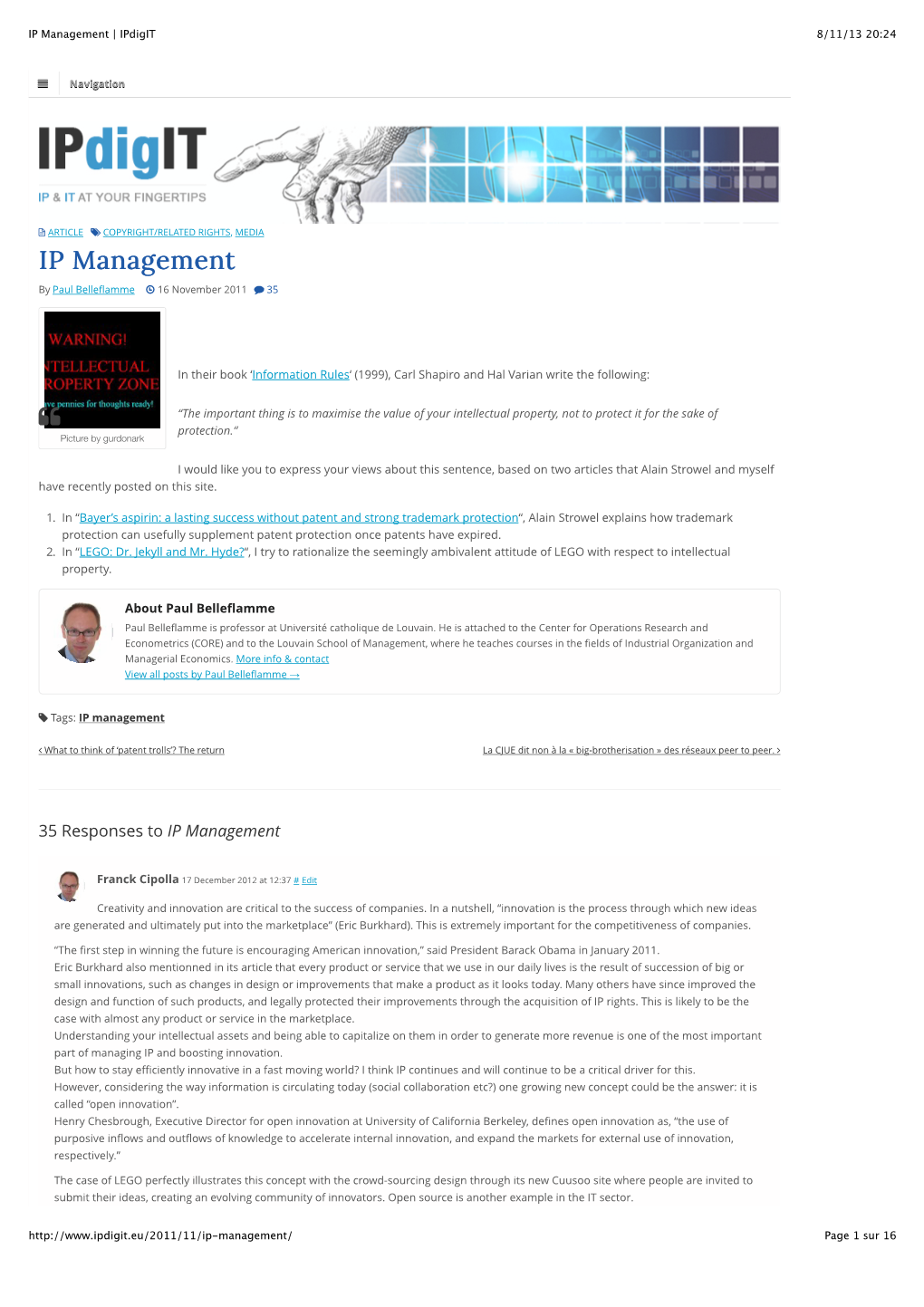 IP Management | Ipdigit 8/11/13 20:24