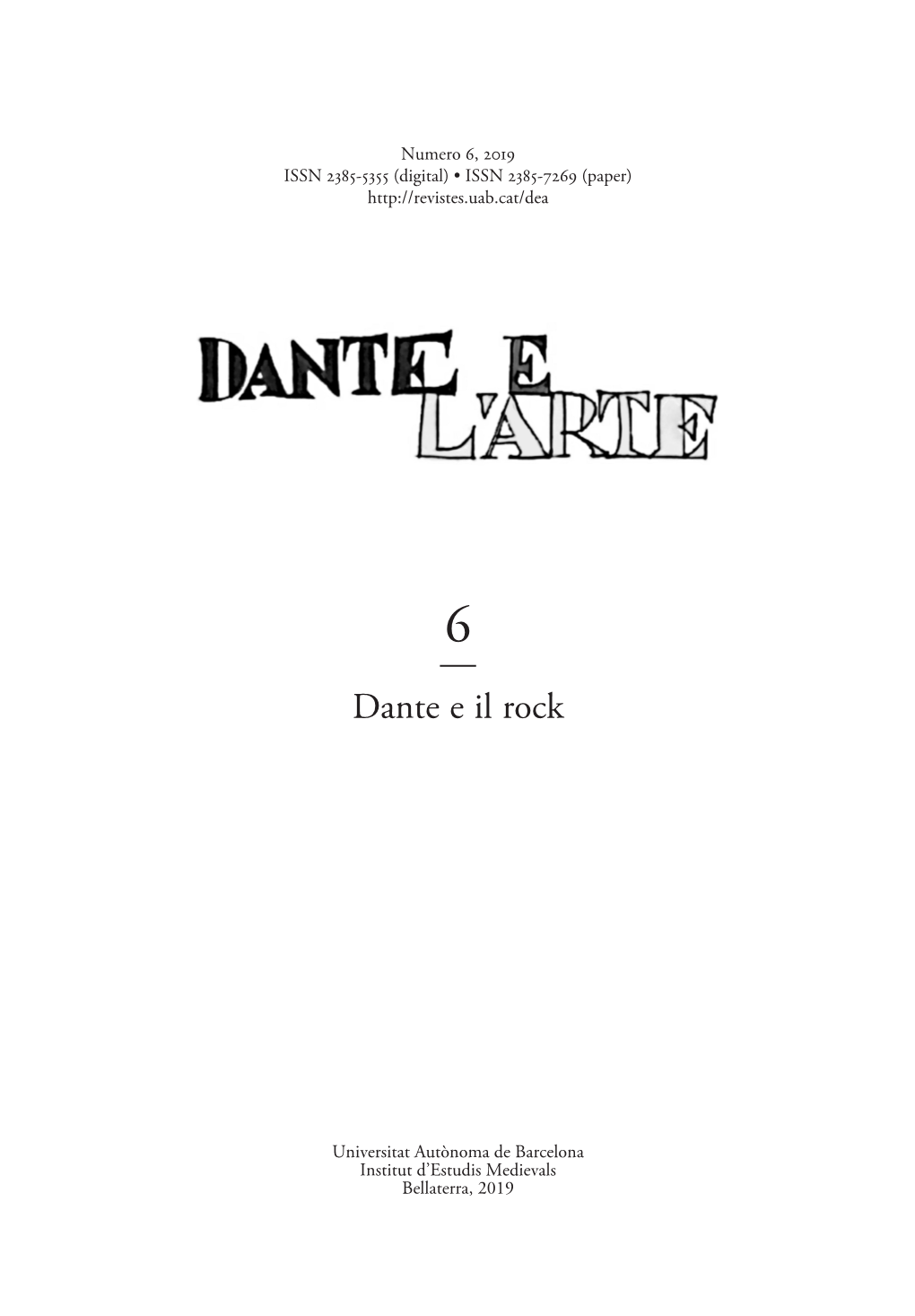 — Dante E Il Rock