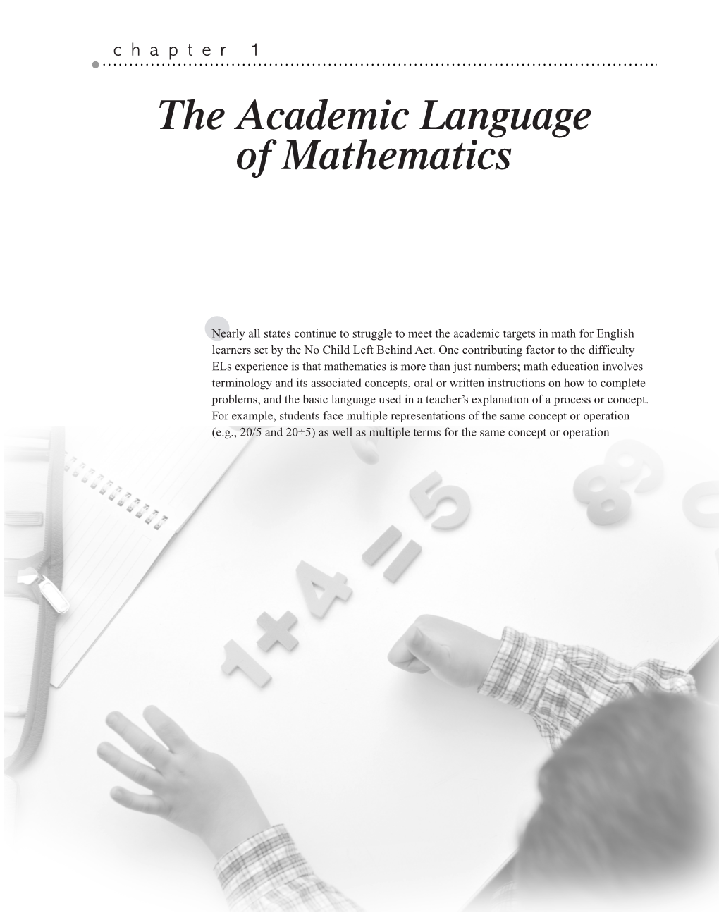 The Academic Language of Mathematics