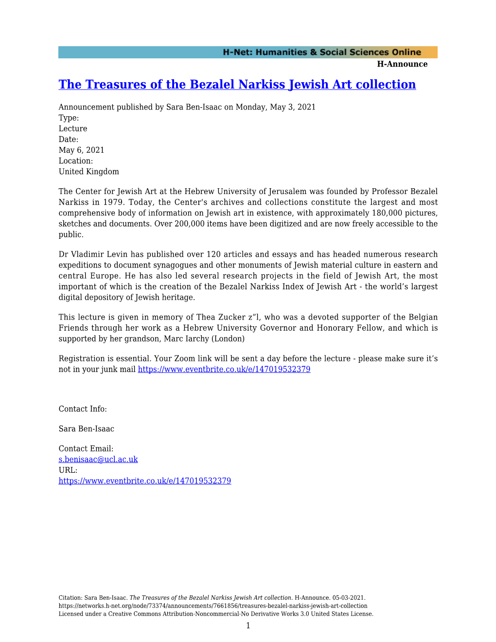 The Treasures of the Bezalel Narkiss Jewish Art Collection