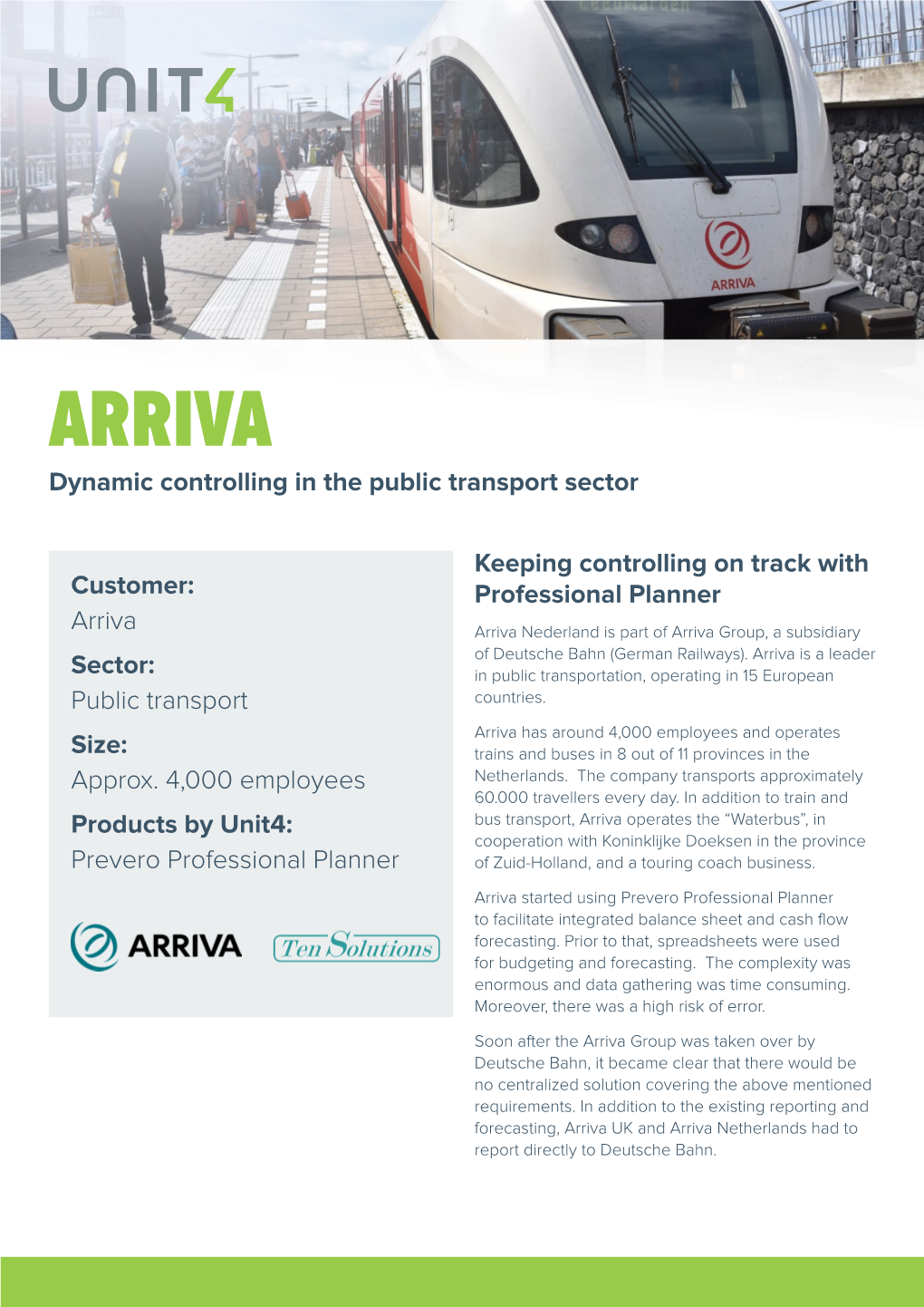 Unit4 Prevero Case Study – Arriva