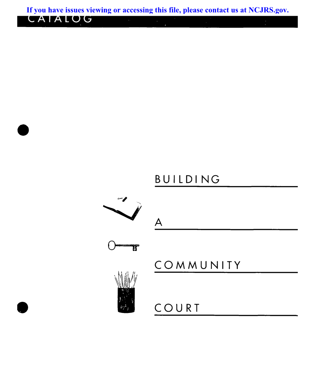 Building a Community Court