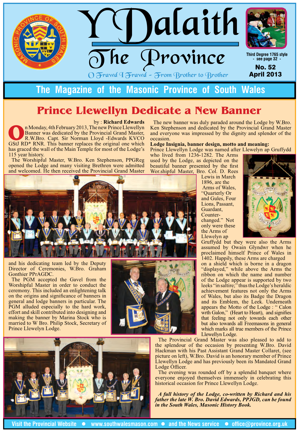 Y Dalaith Magazine Issue 52 April 2013