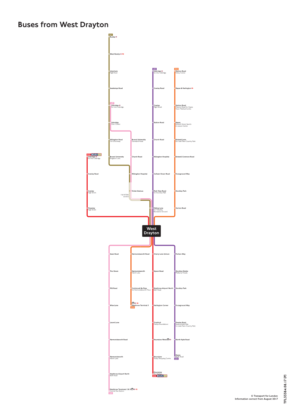 Buses from West Drayton