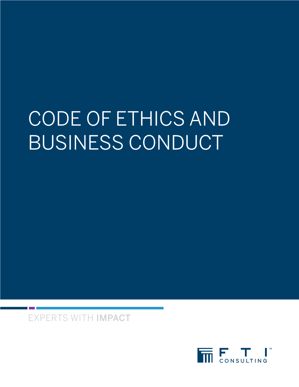 Code of Ethics and Business Conduct