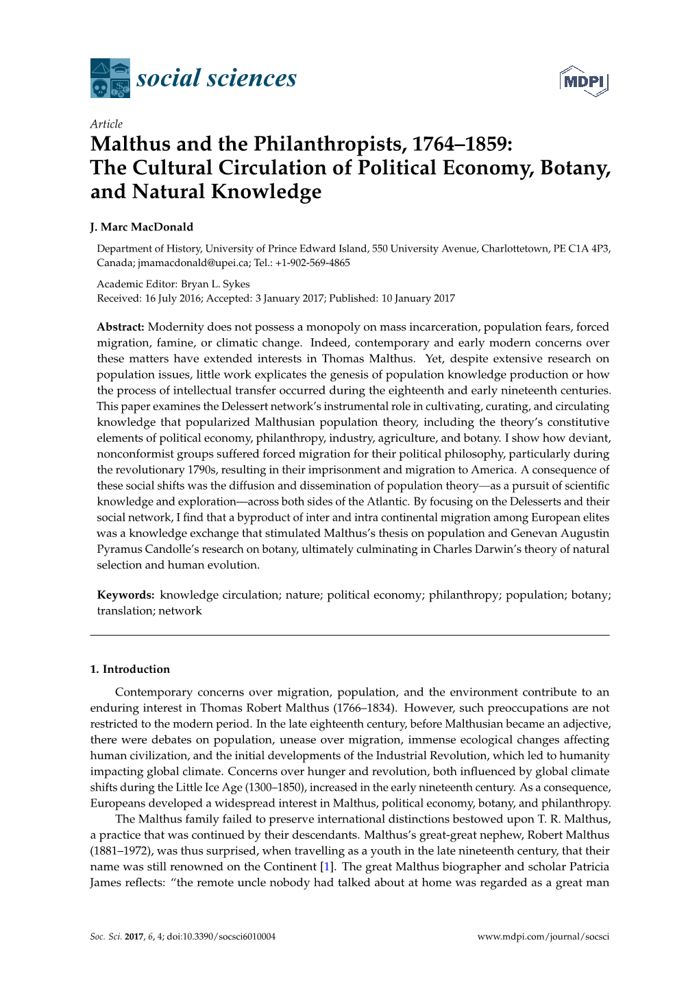 The Cultural Circulation of Political Economy, Botany, and Natural Knowledge