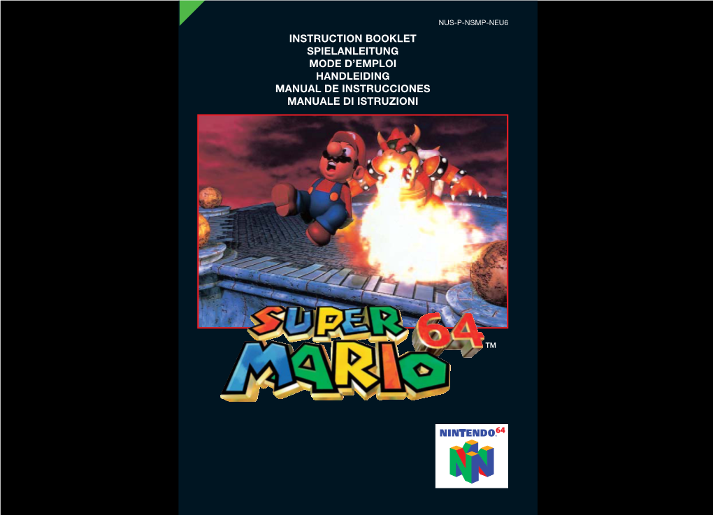 Super Mario 64 Manual