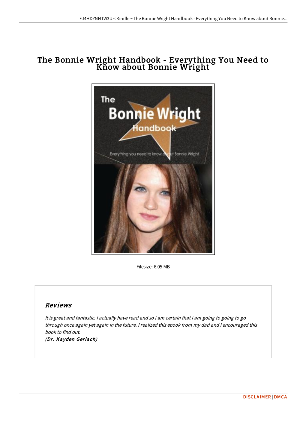 Download Book / the Bonnie Wright Handbook