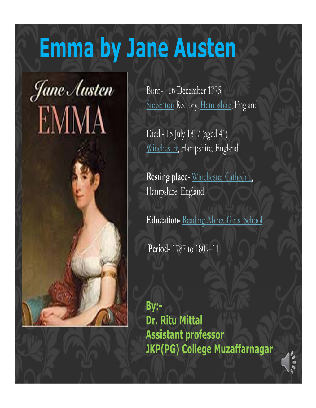 Emma by Jane Austen