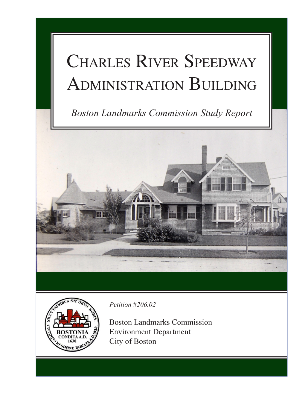 Charles River Speedway Administration Building