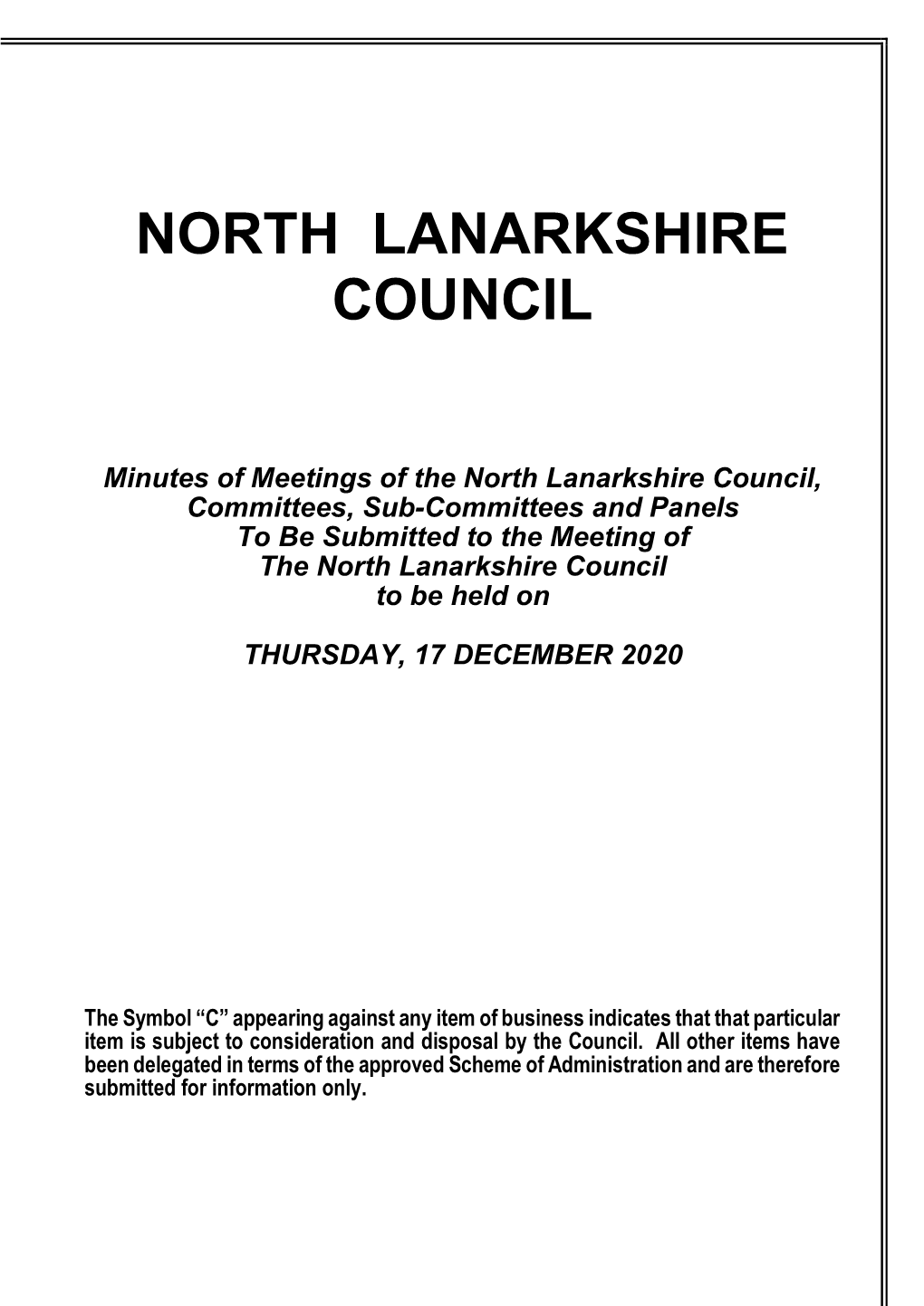 North Lanarkshire Council