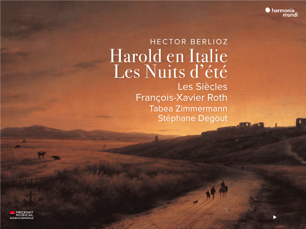 Harold En Italie Les Nuits D'été