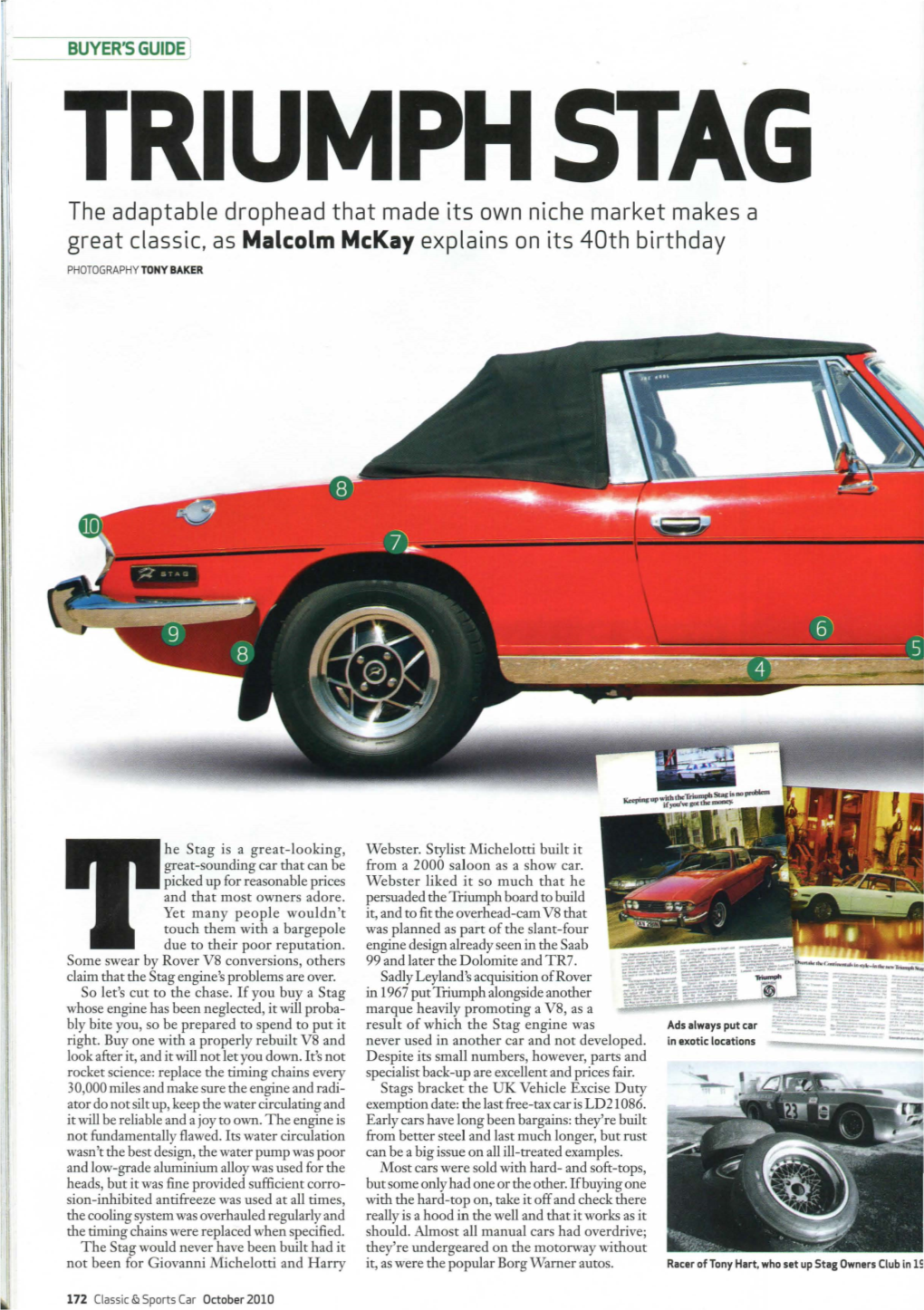 TRIUMPH STAG the Adaptable Drophead That Made Its Own Niche Market Makes a Great Classic, As Malcolm Mckay Explains on Its 40Th Birt Hday