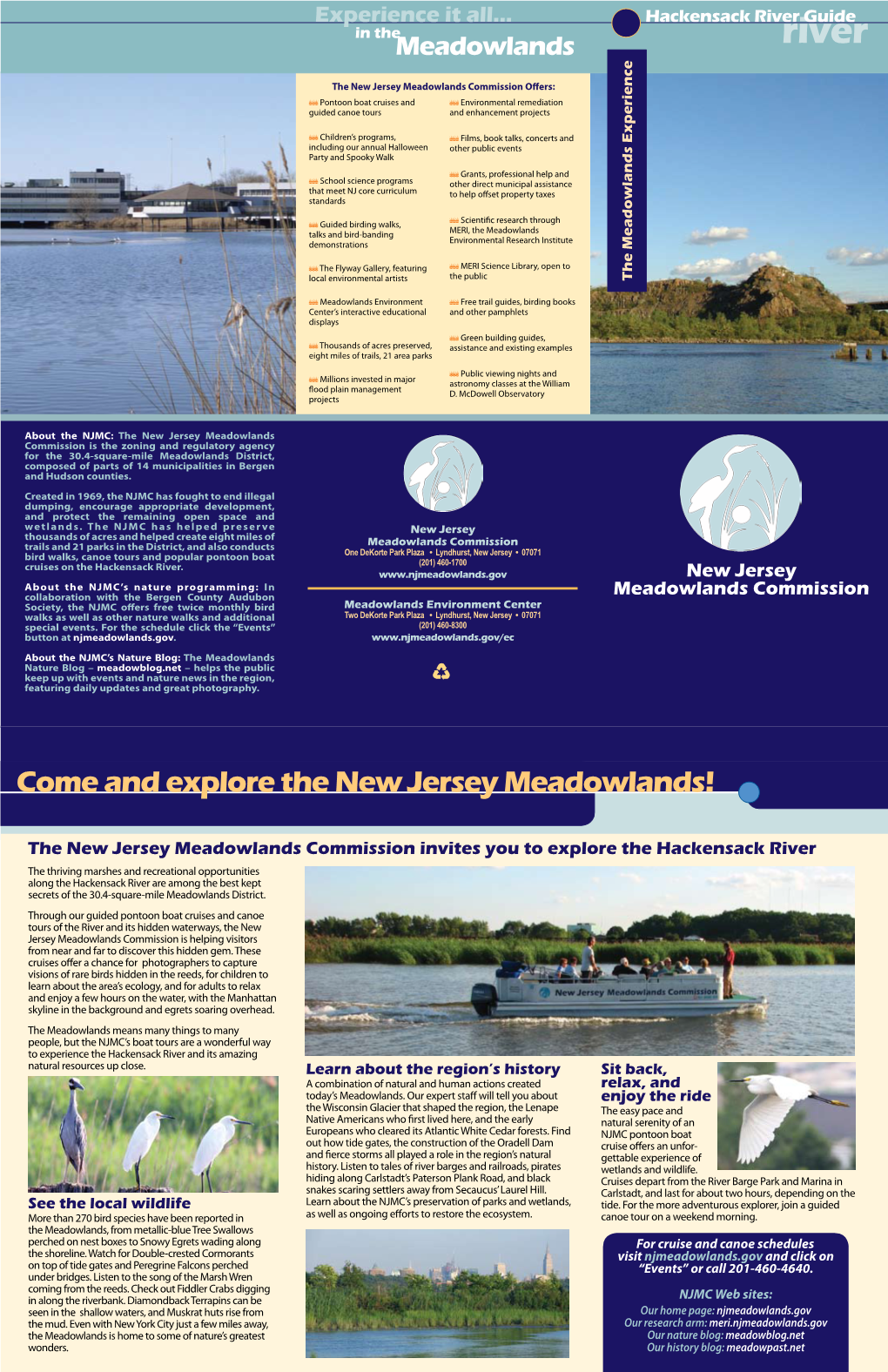 Hackensack River Guide in the River Meadowlands